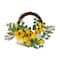 18&#x22; Yellow Lemons &#x26; Flowers Artificial Floral Spring Wreath